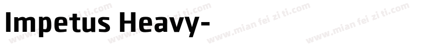 Impetus Heavy字体转换
